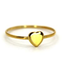 VicStoneNYC Fine Jewelry - Lovely Cute Love Solid Ring - Lyst
