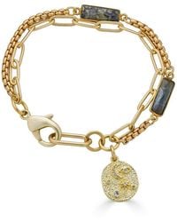 Loni Paul Jewelry - Two Strand Labradorite Baguette Bracelet - Lyst