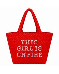 Lilly Loves - This Girl Is On Fire Handbag - Lyst