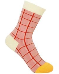 Peper Harow - Made in England - Grid Socks - Lyst