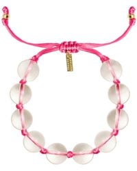 Adriana Pappas Designs - Glass Bracelet On Colored Cord - Lyst