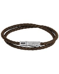 Tateossian - Thompson Lucky Clover Double Wrap Bracelet - Lyst