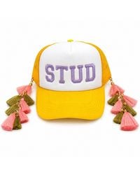 Julia Clancey - Stud Lilac Chacha Trucker Cap - Lyst
