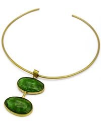 Lala Salama - Glass Drop Choker - Lyst