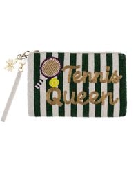 Laines London - Tennis Queen Hand Beaded Pouch - Lyst