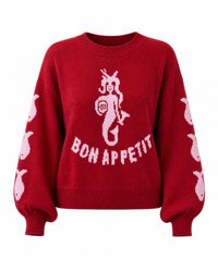 Palm Collective - Bon Appetit Mermaid Knit Sweater - Lyst