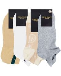 Peper Harow - Made in England - Organic Trainer Socks Bundle – - Lyst