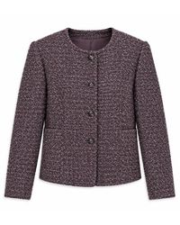 Stovaria - Handwoven Textured Wool Winter Jacket - Lyst