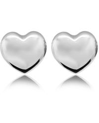 VIEA - Adora Statement Heart Shaped Earrings - Lyst