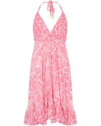 Sophia Alexia - Candy Pebbles Mini Silk Ibiza Dress - Lyst
