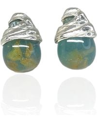 Bio-Trimmings - Galvani Lagoon Bio-Gem Hoops - Lyst