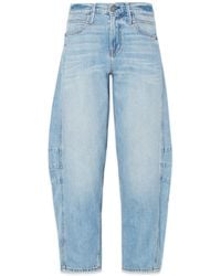 NOEND - Ava Flutter Slung Fit Jeans - Lyst