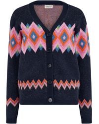 Sugarhill - Izzy Cardigan, Diamond Fairisle - Lyst