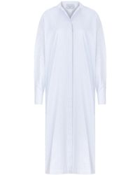 NAZLI CEREN - Ivory Cotton Shirt Dress - Lyst