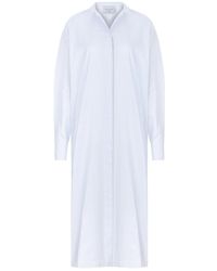 NAZLI CEREN - Ivory Cotton Shirt Dress - Lyst