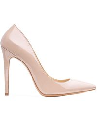 Ginissima - Neutrals Samantha Nude Shoes In V Patent Leather - Lyst