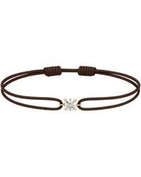 Dyamka - Diamond Cord Bracelet - Lyst