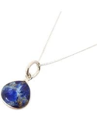 Harfi - Sapphire September Birthstone Sterling Necklace - Lyst