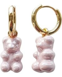 POPORCELAIN - Sweet Porcelain Gummy Bear Earrings, Tone - Lyst