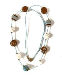 Lala Salama - Neutrals Bohemian Dainty Necklace - Lyst