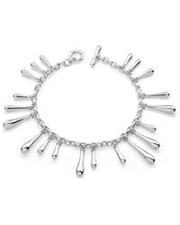 Lucy Quartermaine - Solid Sterling Multi Drop Bracelet - Lyst