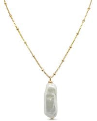 Clemence Wren - Baroque Freshwater Pearl Necklace - Lyst