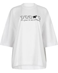 Clothes by Locker Room - Oversized Graphic Cotton T-Shirt - Lyst