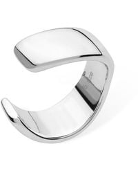 Lucy Quartermaine - Solid Sterling Flat Plain Cuff - Lyst
