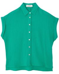 Louche - Abinaya Double Gauze Short Sleeved Shirt - Lyst