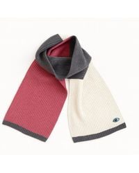 BEIRA - Wool & Cashmere Stripe Scarf – Warm Tones - Lyst
