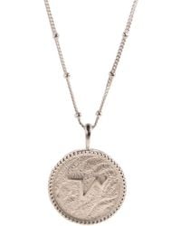 Claire Hill Designs - Thrive Shorthand Coin Necklace - Lyst