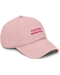 Anchor and Crew - Rose Gustatory Cold Brew Warm Heart. Cotton Embroidered Cap - Lyst