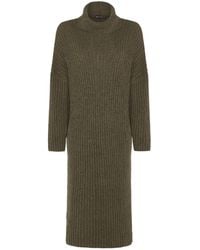 Cara & The Sky - Joey Midi Dress Khaki - Lyst