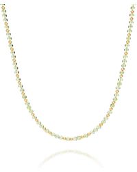 Nellou Jewellery - Jewel Bead August Birthstone Necklace Plated Sterling - Lyst