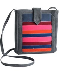 Velvet Atelier - Astra Fuchsia Crossbody Bag - Lyst