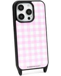 Cordée Cases - Gingham Phone Case Blush Magsafe - Lyst