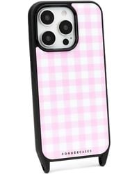 Cordée Cases - Gingham Phone Case Blush Magsafe - Lyst