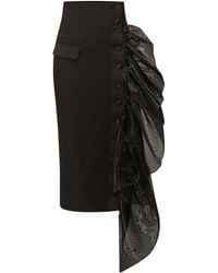 Tia Dorraine - Femme Fatale Midi Skirt With Removable Organza - Lyst