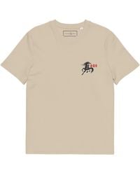 Anchor and Crew - Neutrals Desert Dust Ten Chinese Year Of The Horse Editions Organic Cotton T-Shirt - Lyst