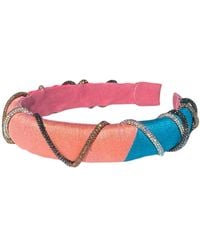 Simitri - Sorbet Braided Headband - Lyst