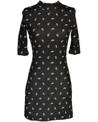 Jennafer Grace - Paisley Villain Mockneck Mini Dress - Lyst