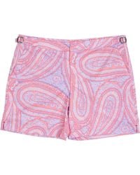 lords of harlech - Neptune Paisley Oxford Tailored Swim Short - Lyst