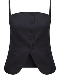 NAZLI CEREN - Marona Linen Top - Lyst