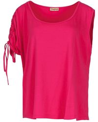 Conquista - Fuchsia Asymmetrical Top Plus Size - Lyst