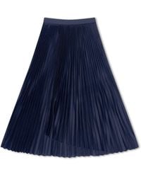 Roch Perel - Silk Pleated Wrap Skirt - Lyst