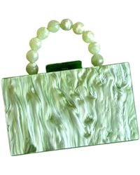 CLOSET REHAB - Acrylic Party Box Purse In Celadon With Beaded Handle - Lyst