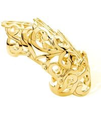 Lucy Quartermaine - Elements Full Armour Ring - Lyst