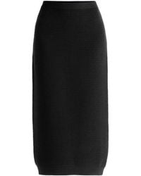 Paisie - Ribbed Midi Skirt - Lyst