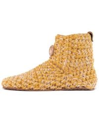 Kingdom of Wow - Comfortable Wool Boot Slippers For - Lyst