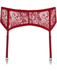 Daily Underwear - Garter Belt Flame - Lyst